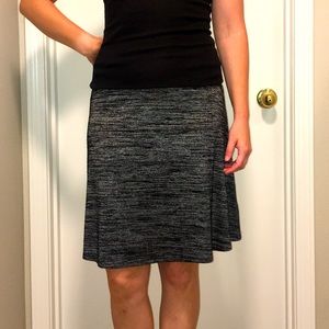 Dakini black & silver skirt